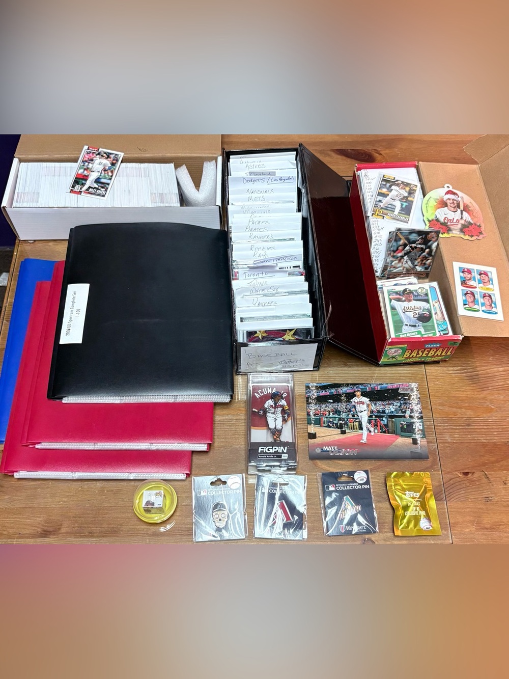 Baseball Card Collection w/Extras!